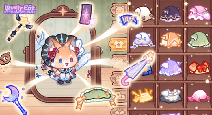 Lovely Cat Magic Academy City android App screenshot 4